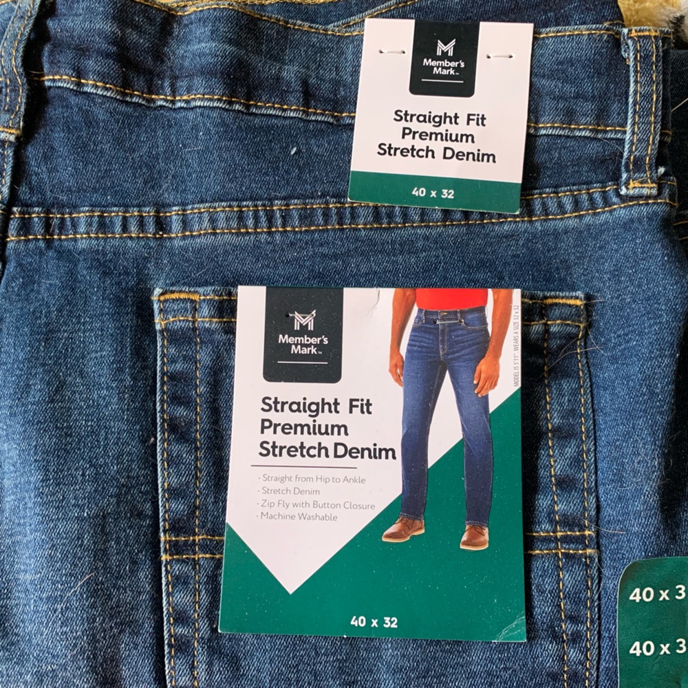 Member's Mark Men's Straight Fit Jeans - Blue